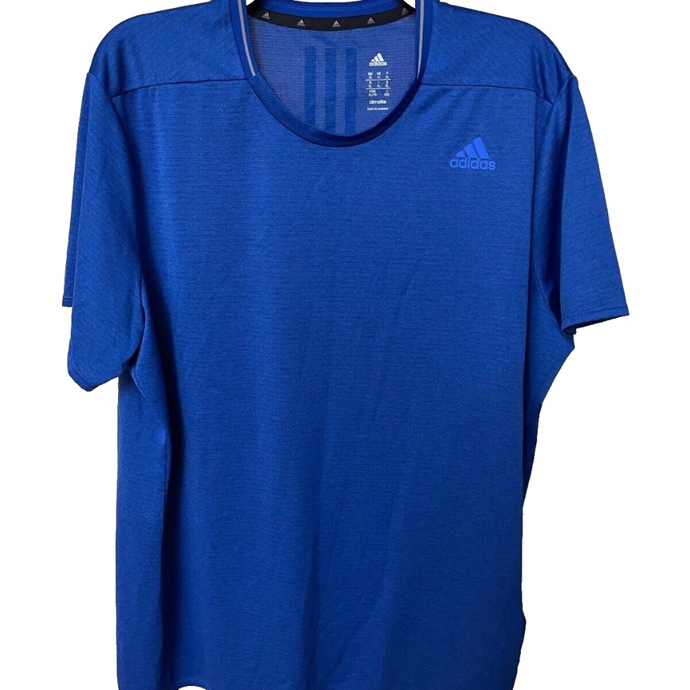 Adidas Climalite - Men’s XL Royal Blue, Workout Quick Dry T Shirt - Extra Large